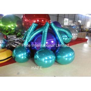 Customize Giant Mirror Balloon Cherry Shape for Fruit Exhibition