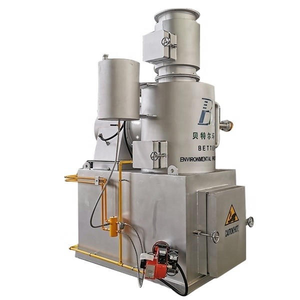 750L/H Smokeless Incinerator for Customized Size Hospital Waste Processing