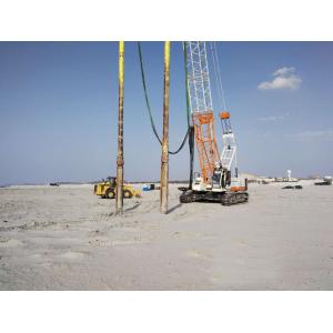 Construction Engineering Crane Stone Column Vibro Compaction Vibroflot Steel