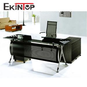 Office Executive Glass Desk Convertible Modern Style Multifunctional ODM