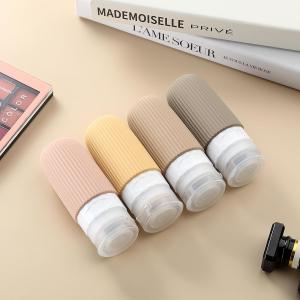 Apricot Silicone Travel Toiletry Bottles Refillable Leak Proof 2oz