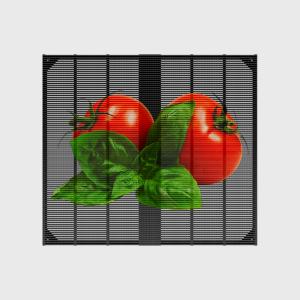 High Brightness P3.91 SMD1921 See Through Full Color RGB Mesh Grille Large Indoor Transparent Glass LED Display Panel Screen
