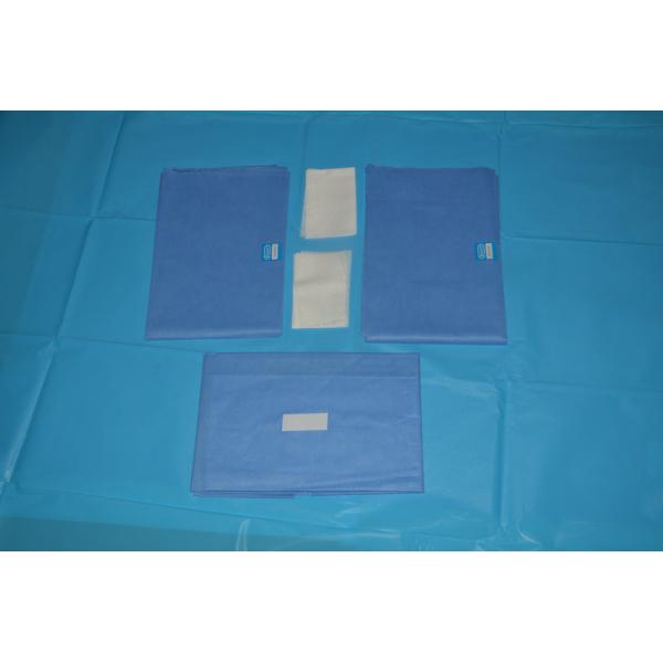 Sterilized Blue Non Woven Cystoscopy Drape With CE / ISO13485 Approve
