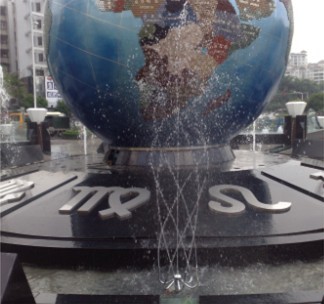 European Rotation Dragon Nozzles Head / Water Fountain Nozzles with Brass