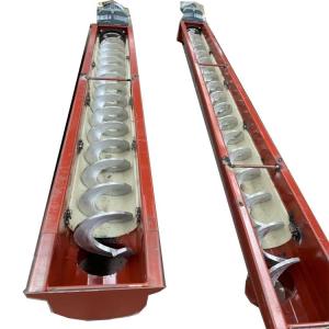 High Temperature Shaftless Tubular Screw Conveyor Machine Stainless Steel