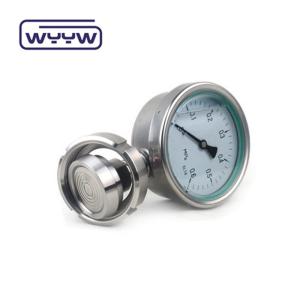 all stainless steel diaphragm seal pressure gauge manometer