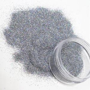 Targeting Buyers Holographic Silver Hologram Laser Glitter Powder in Various
