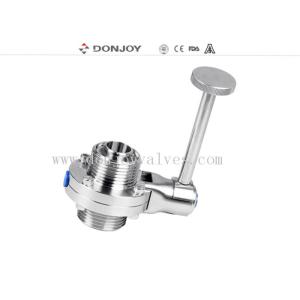 SS316L RJT Thread Manual Butterfly Valves With Long Pull Handle
