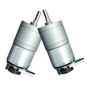 China Metal DC Worm Drive Motor , Small Worm Gear Motor 50mA 14RPM No Load Speed on sale