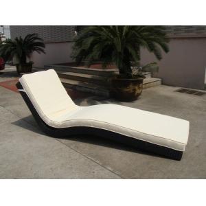Hotel Park Strong Brown Sunlounger With Power Coated Aluminum Frame