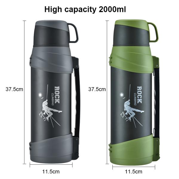 Double-Wall Vacuum Insulation Water Kettles Keeps Cold 72 And Hot 48 H