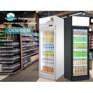 Upright 450L Freezing Ice Cream Glass Door Showcase Freezer