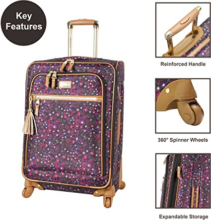 4Piece Expandable EVA Trolley Luggage With Reinforced Handle