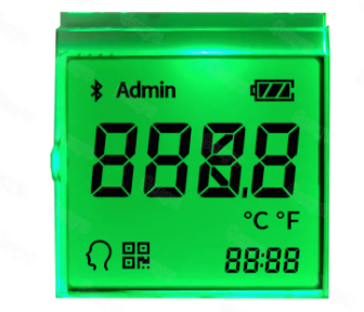 Buy Transflective Custom Segment LCD Display with RGB Color LED Backlight at wholesale prices