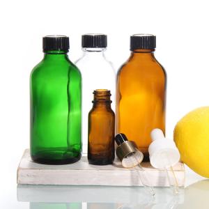 Pump Bottle Dispenser Refillable Glass Pump Bottles Wide Mouth Jar