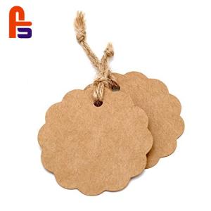 Kraft Paper Natural Color Appearance With High Convenience Cardboard Gift Tags