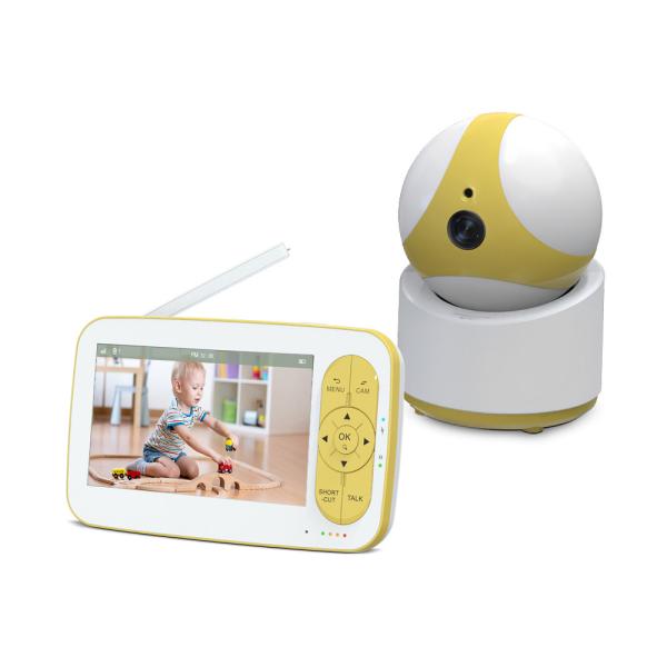 Buy 5 Inch Baby Monitor with 360 PTZ Night Vision Two-Way Audio at wholesale prices