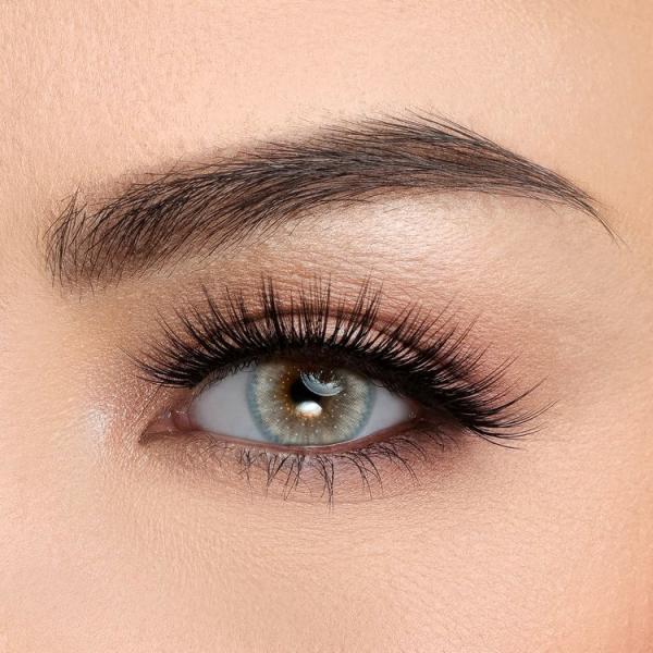 Natural Color Contact Lenses Gold Coffee / Grey / Brown / Pink For Fair Skin Color