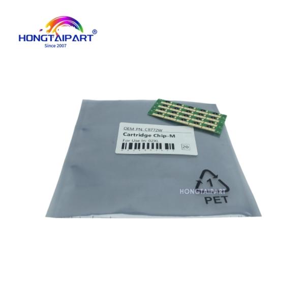 Magenta Toner Chip C8772W for HP 02XL Photosmart Printer Cartridge Chip