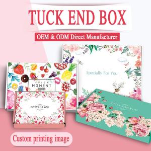 Recyclable Embossed 200g C2S Corrugated Paper Box