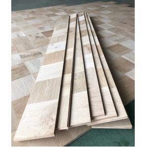 Mosaic Oak Parquet Flooring Unfinished Embossed Character ABCD Grade