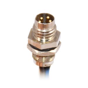 Front Mount Back Mount Panel Mount M8 Socket Connector With Wires 3pin Female