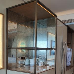 luxury gold stainless steel modern bookcase storage rack bookshelf