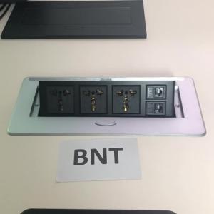 Quality multiple function universal electrical plug socket for meeting table for sale