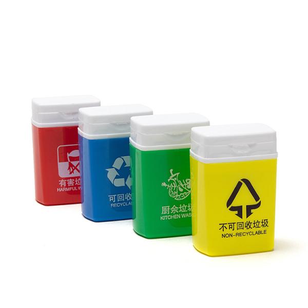 Buy Office Garbage Trash Can Cartoon Pencil Sharpener Double Hole at wholesale prices