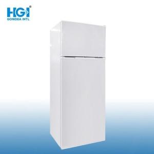 Big Capacity Double Door Top Freezer Fridge Defrost Home Commercial Use Upright