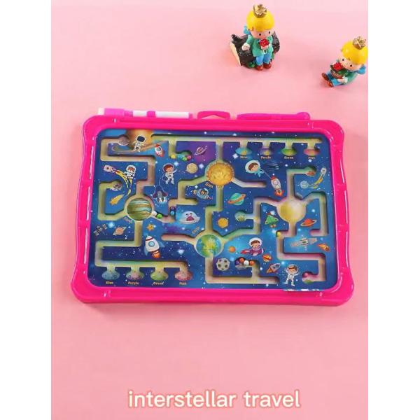 Buy Toddler Magnetic Ball Maze Interactive Learning Toys Interstellar Travel for 3 year olds at wholesale prices