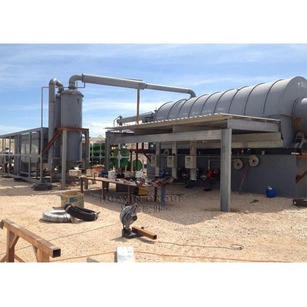 Buy Non Catalytic Pyrolysis Tyre Recycling Plant Small Pyrolysis Plant Huayin at wholesale prices