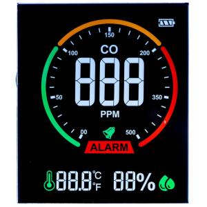 Gas Detection Instrument LCD Meter Display