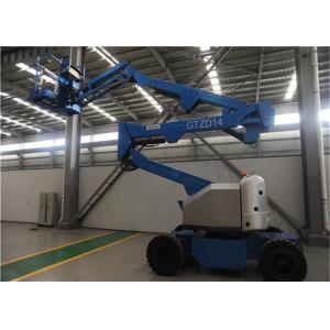 Four Automatic Hydraulic Legs Portable Man Lift Self Propelled Stable Working