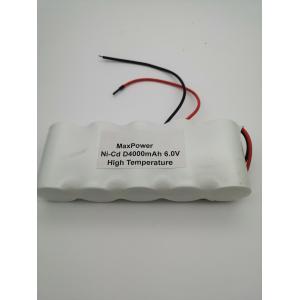 500 Cycles 6.0V 4000mAh NiCd Rechargeable Batteries