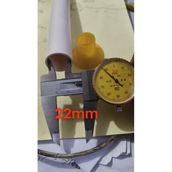 Buy D22mm PVC Tube Plastic Sleeve with Plastic Cones for Tie Rod Formwork at wholesale prices