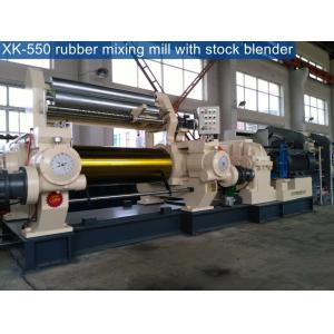 22 Inch Two Roll Mixing Mill 90Kw Rubber Kneading Machine