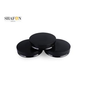 Black ABS Empty Cushion Foundation Case , Refillable Cosmetic Compact Packaging