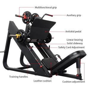 China Strength Training Gym Equipment Plate Loaded 45 Degree Leg Press Machine on sale
