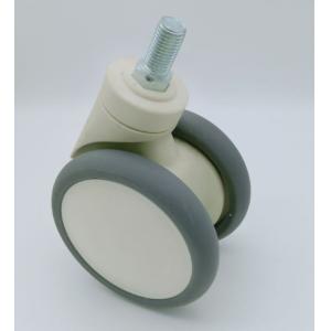 medical caster with threaded stem 5 inch