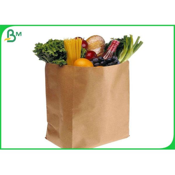 PE Coated 300g Brown Kraft Paper For Making Disposable Waterproof Food Box