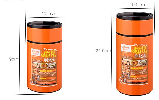 1200ml portable handle health stainlesssteel container food jar thermos double wall vacuum termos lunch box for kids