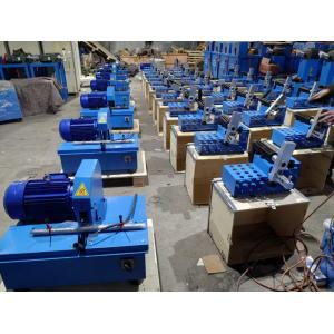 12v 2 Inch Blue Color Hydraulic Hose Cutting Machine Dust Free High Pressure