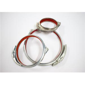 Galvanized Quick Release Duct Hose Clamps With Gasket