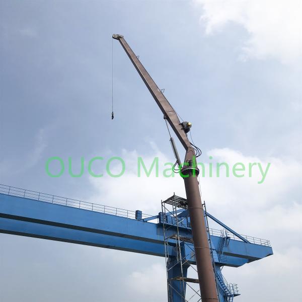 Buy 1.3t Easy Maintenance 9.1m Fixed Boom Marine Cranes at wholesale prices