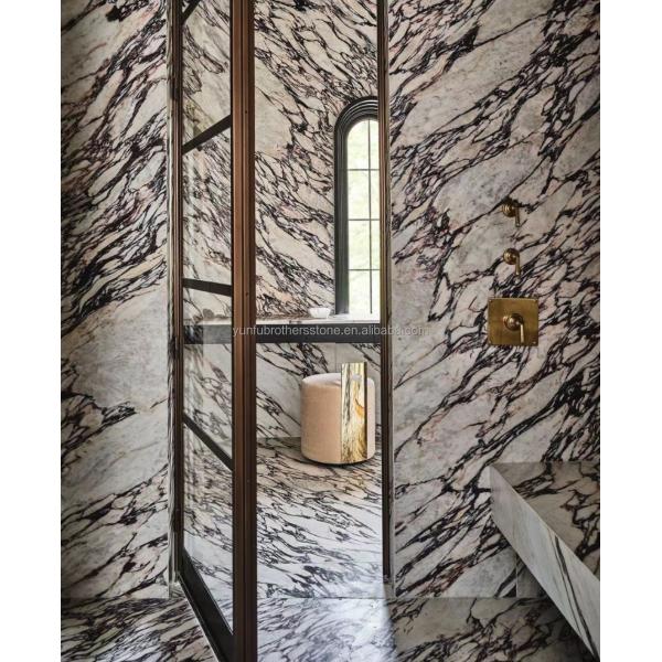 Modern Calacatta Viola Marble Vanity Sink for Big Slab Kitchen Countertops and Sinks