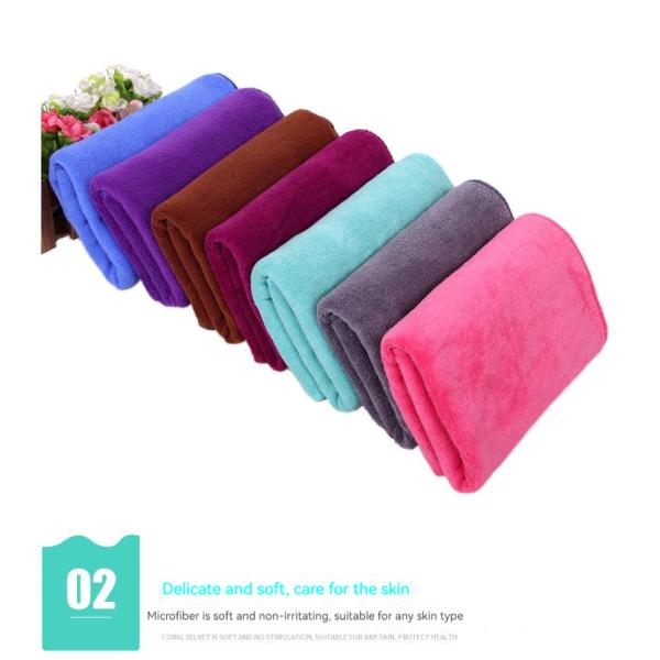 Customized Fiber Towel for Beauty Salon Hair Dryer and Domestic Cleaning Applications