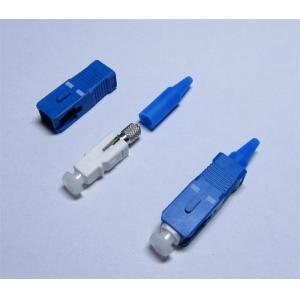 SC Singlemode 0.9mm Dia. 62.5 / 125um Optical Fiber Connectors For Wide Area
