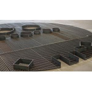 Industrial Steel Grating 25-W-4 Platform