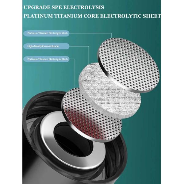 Rechargeable Portable Glass Hydrogen Water Bottle Generator Alkaline Water Bottle